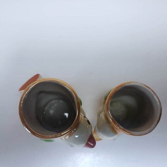 Vintage Egg Cup Holders Luster Ware Ceramic Made in Japan Hand Painted - Picture 7 of 8